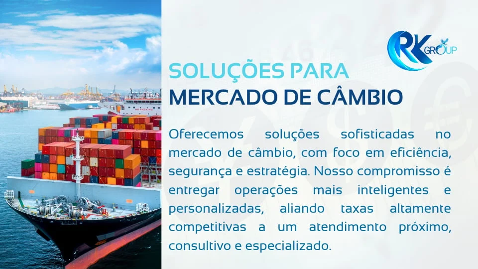 Pagamentos internacionais em diversas moedas e mercados