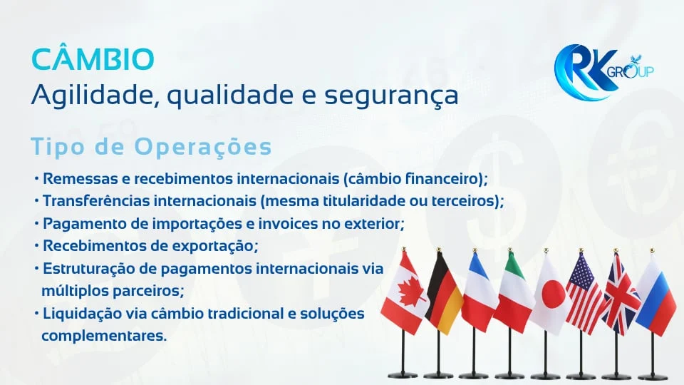 Serviços de câmbio da RK Group