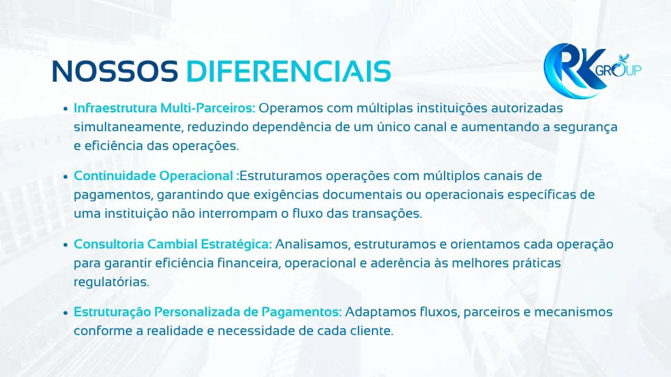 Consultoria cambial e estruturação de operações